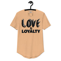 LOVE & LOYALTY Men's Curved Hem T-Shirt