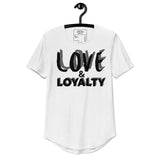 LOVE & LOYALTY Men's Curved Hem T-Shirt